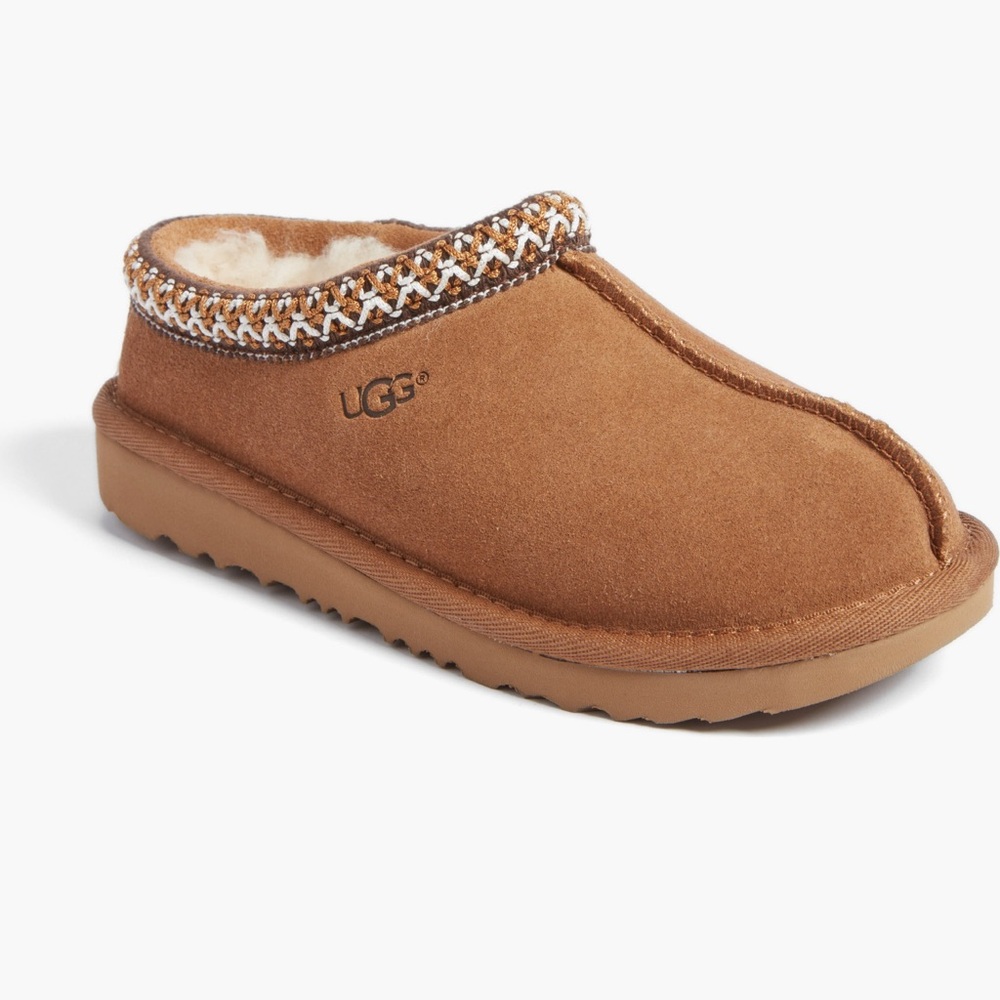 UGG Tan Suede Slip-On Shoes